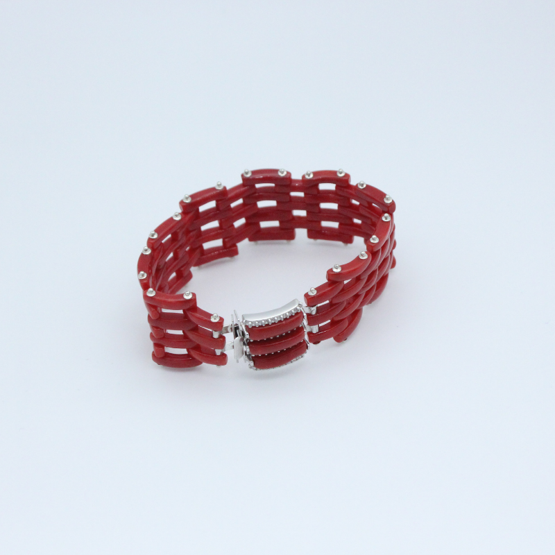 Pluton - Bracciale corallo