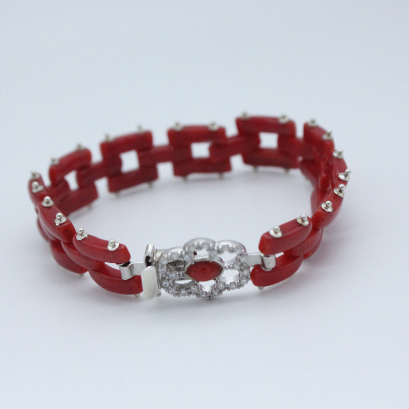 Flow - Bracciale corallo