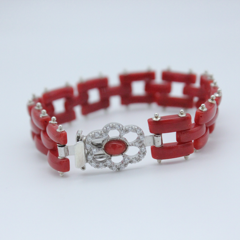 Flow - Bracciale corallo