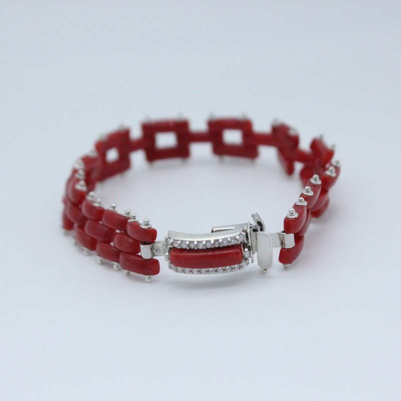 Ally - Bracciale corallo