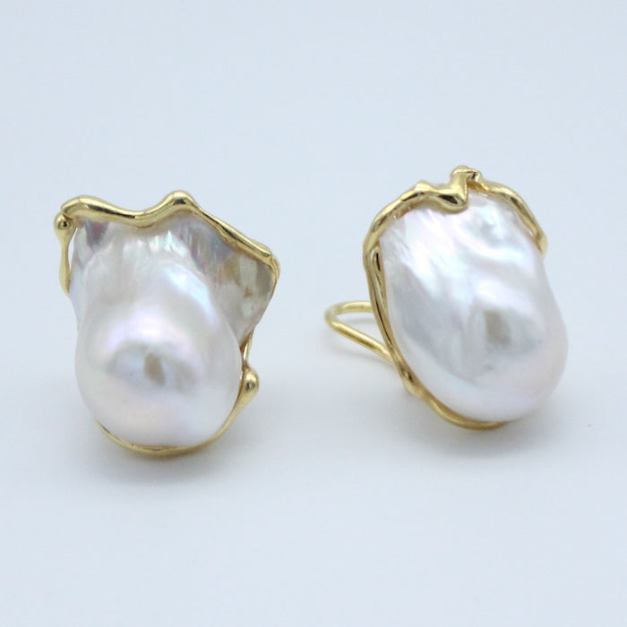Curve - Orecchini con perle barocche