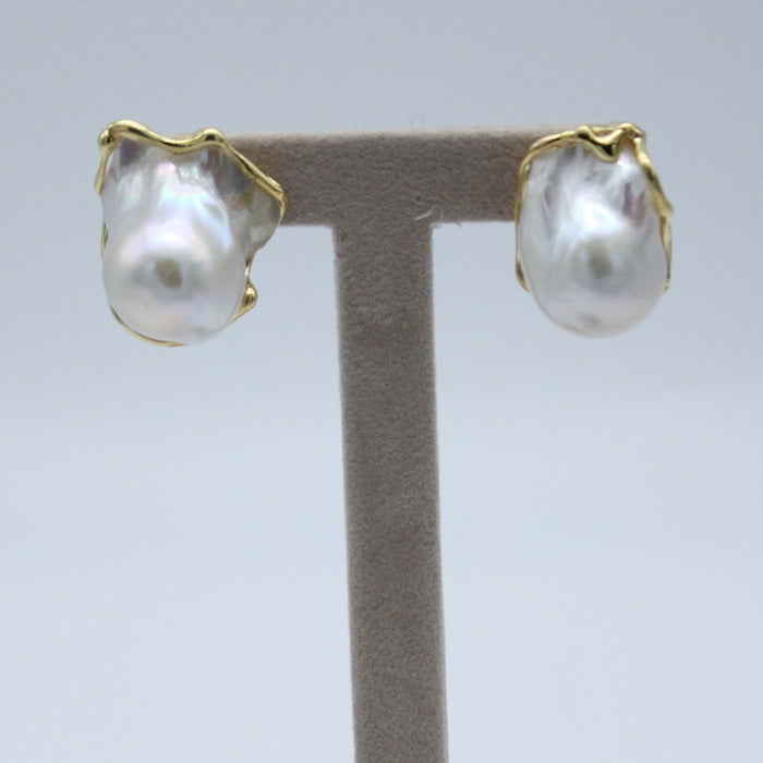 Curve - Orecchini con perle barocche