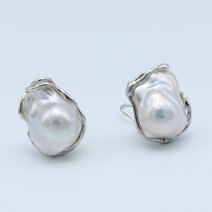 Curve - Orecchini con perle barocche