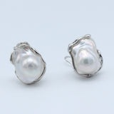 Curve - Orecchini con perle barocche