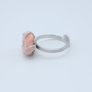 Anello fiore - Pink Coral