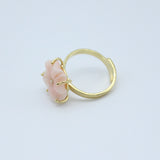 Anello fiore - Pink Coral