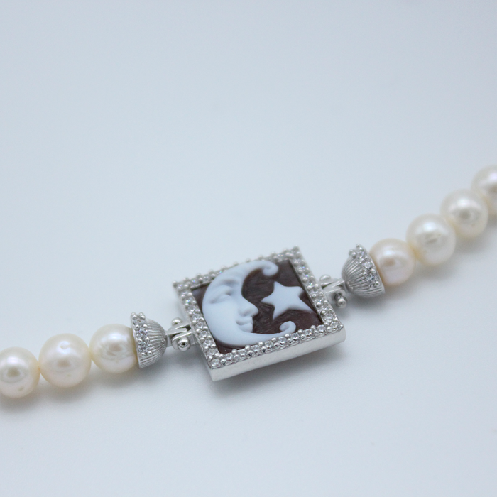 Moon - Bracciale cammeo